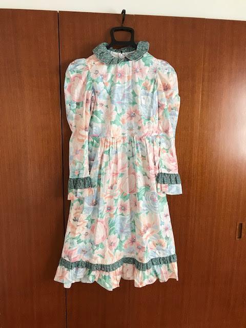 ■極美品 10万9000円 BATSHEVA パフスリーブ フリル フローラル ワンピース ドレス ロンハーマン購入_画像1