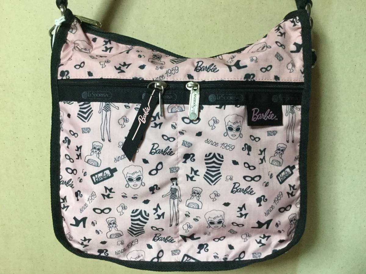 未使用★Barbie × LeSportsac / デビュー60周年記念のバービーとのコラボアイテム　エリーゼ ホーボー「バービーライフ」★_画像3