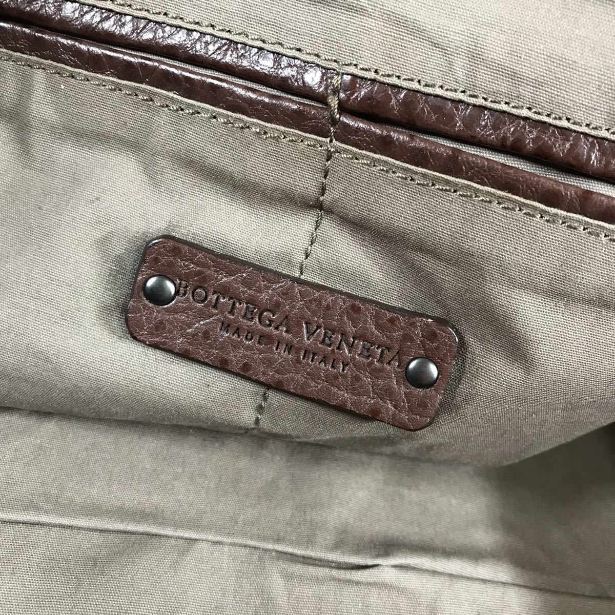 【ボッテガヴェネタ】本物 BOTTEGA VENETA ボストンバッグ イントレチャート 旅行かばん トラベル レザー メンズ レディース イタリア製の画像10