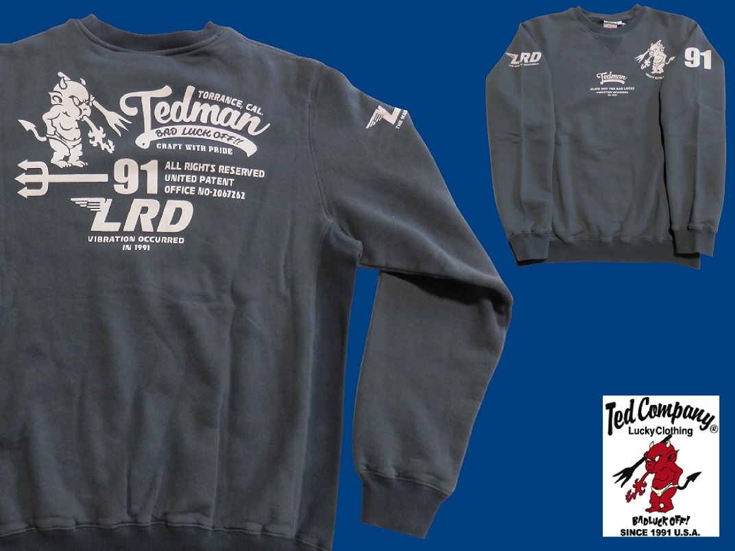 【数量限定】 テッドマン/TEDMAN/Mサイズ/スウェットトレーナー/TDSW-1180/ネイビー/新品/送料無料/エフ商会/アメカジ/バイカー Mサイズ 【数量限定】 テッドマン/TEDMAN/Mサイズ/スウェットトレーナー/TDSW-1180/ネイビー/新品/送料無料/エフ商会/アメカジ/バイカー Mサイズ