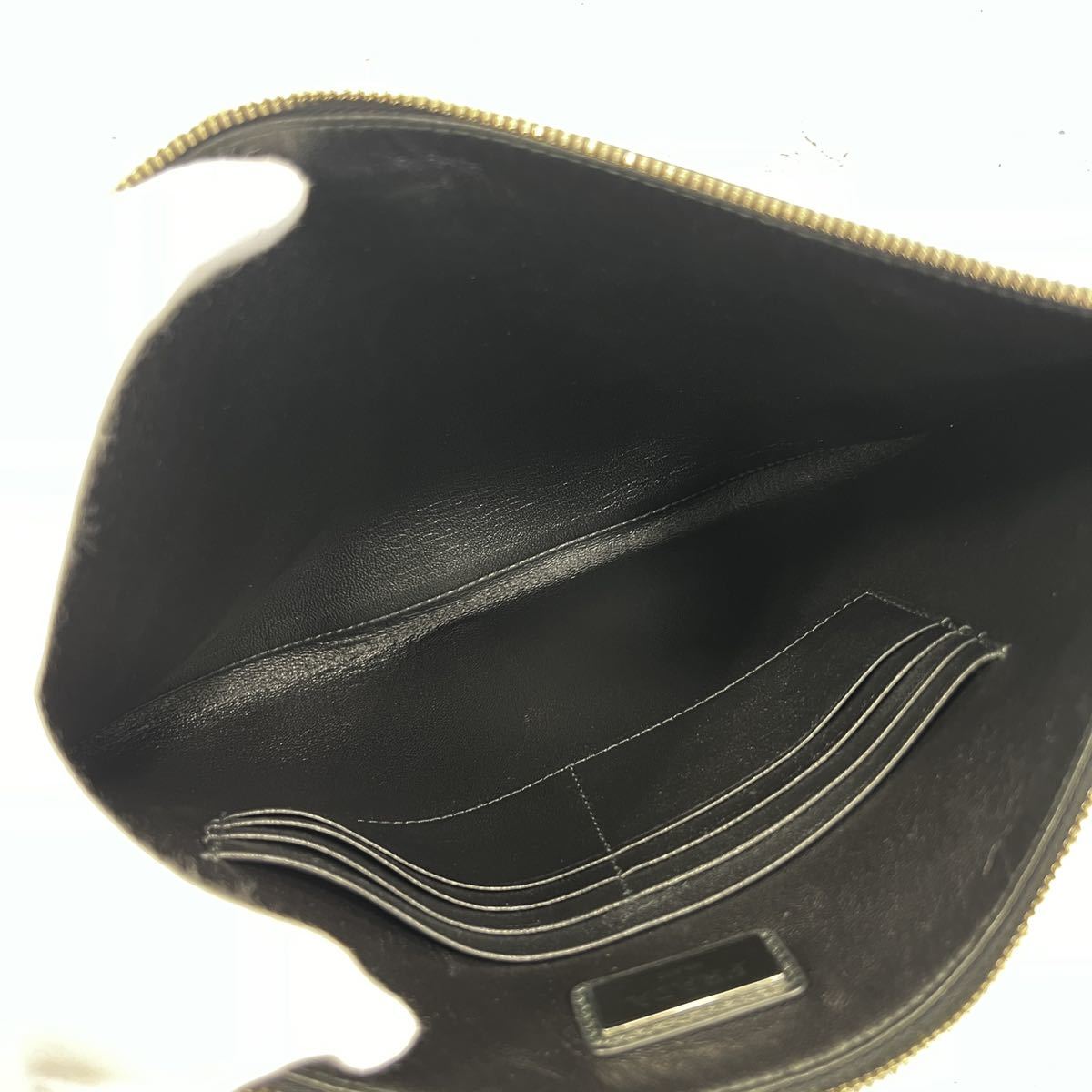PRADA プラダ クラッチバッグ サフィアーノ レザー ブラック