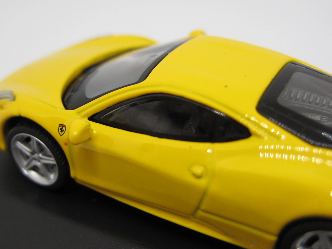 【気軽に楽しむ大人のインテリア】Ferrari 458 Italia / Yellow-1/87-思い出 夢 ノスタルジー 蘇る ☆未使用、未展示品☆即決有☆彡_画像8