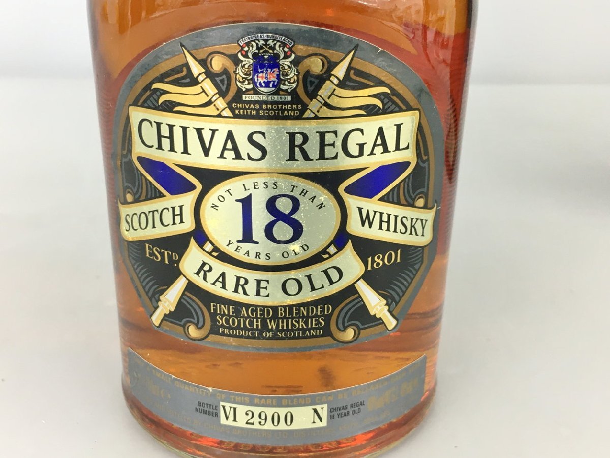  Chivas Reagal 18 year whisky 750ml 40% Scotland not yet . plug 2209LS207