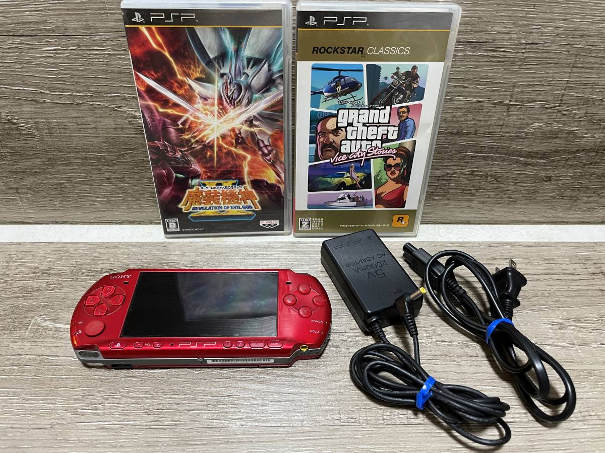 新製品の販売 PSP PSP3000 ラディアント レッド 動作品 - テレビ