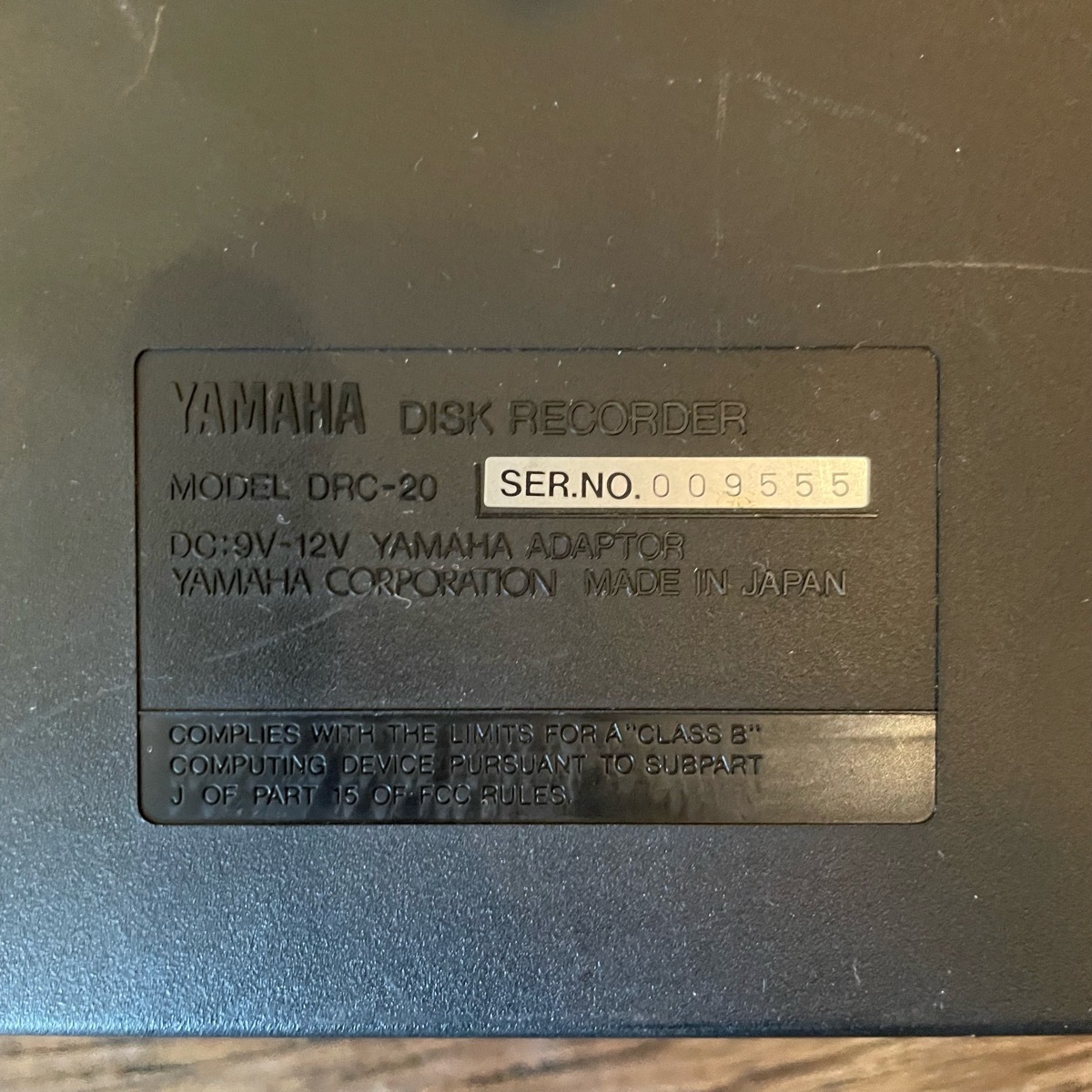 Yamaha DRC-20 Yamaha floppy disk recorder -GrunSound-x840-