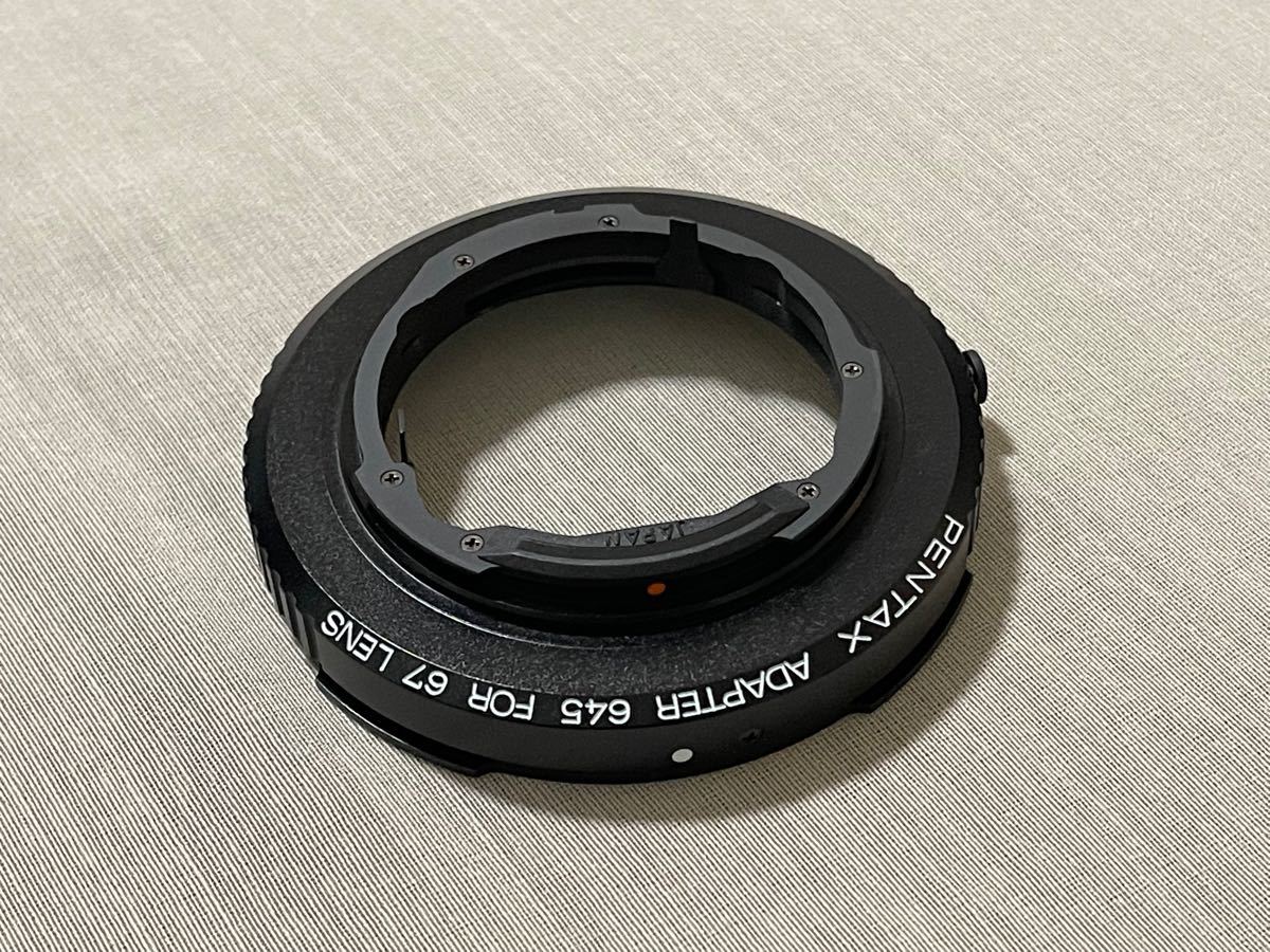 新同品 PENTAX 645 ペンタックス 67レンズ用アダプター 38454 新同品 PENTAX 645 ペンタックス 67レンズ用アダプター 38454