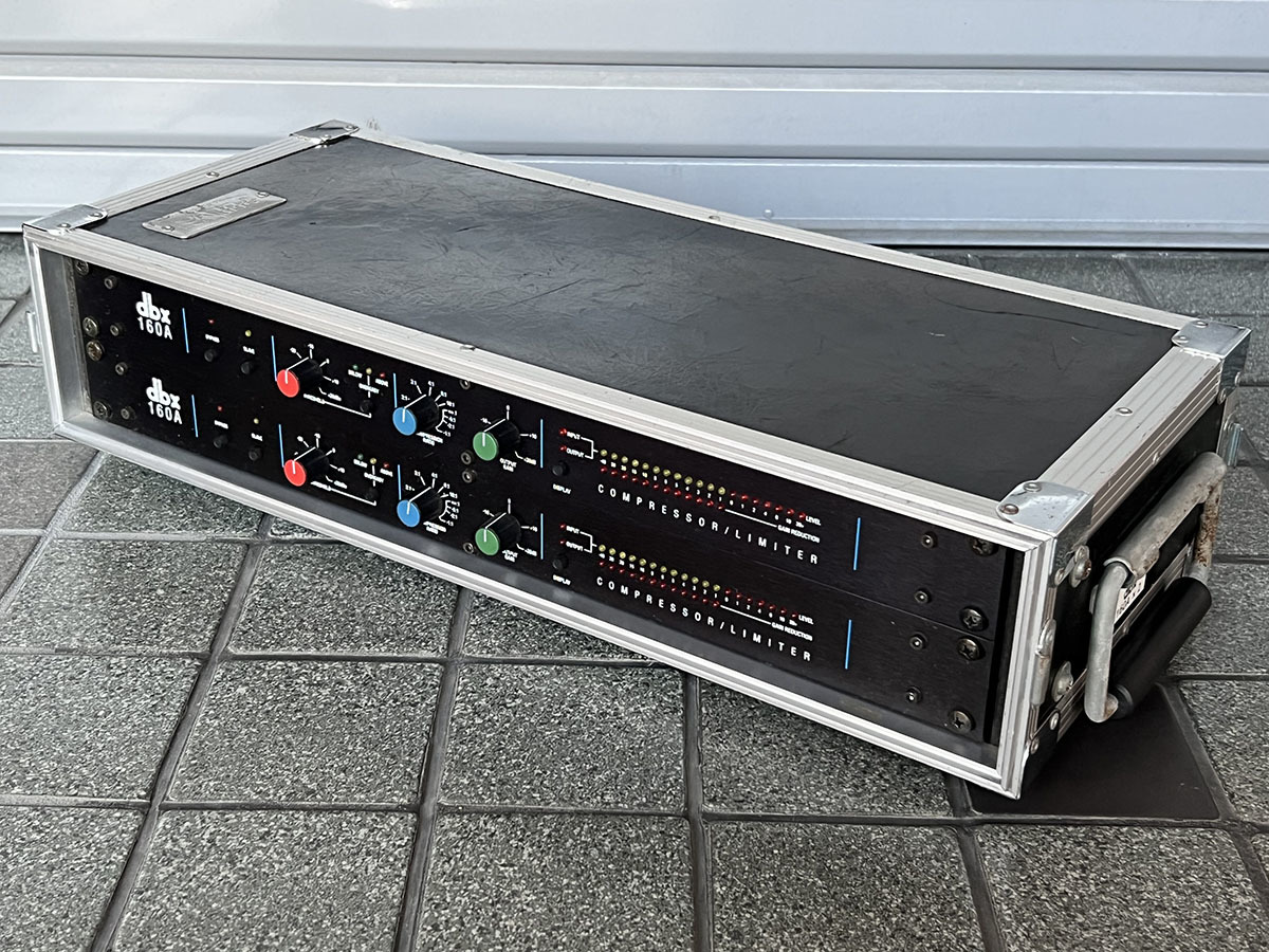 ○ dbx 160A コンプレッサー 2台 モノラル 2U PULSEラックケース付き