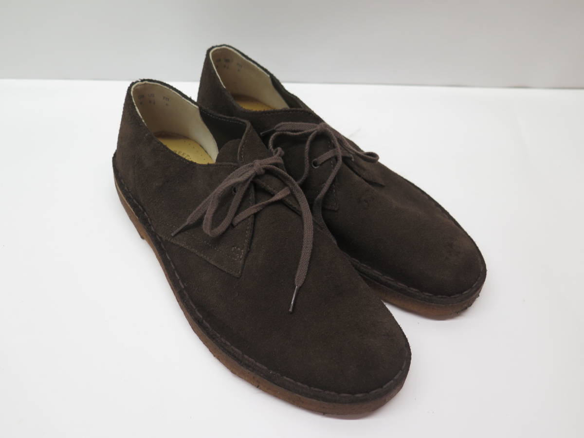 No.8　試し履き程度の未使用保管品　US9.5　Clarks Originals　1825 STREET クラークス オリジナルス デザートブーツ 13292　茶系ブラウン_画像4