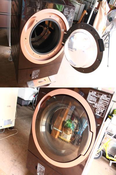 YF09045 TOSHIBA/東芝 ドラム式洗濯乾燥機 ZABOON 洗濯11kg/乾燥7kg TW-117X6R グレインブラウン 2018年製 動作品  - 2