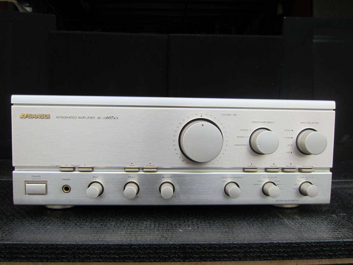 サンスイ プリメインアンプ AU-α607KX 動作品 lp2m.ustjogja.ac.id