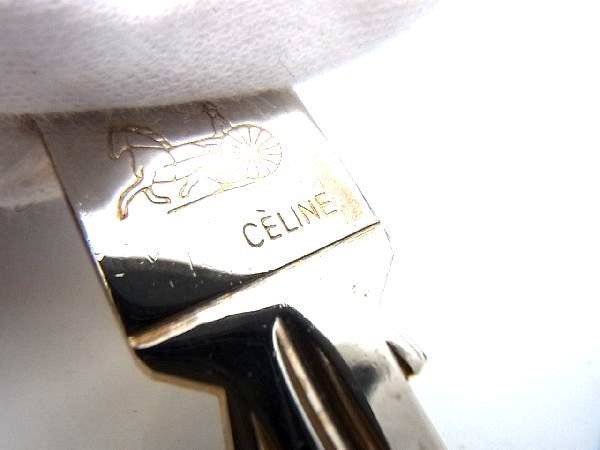 1円 CELINE セリーヌ キーモチーフ バッグチャーム キーホルダー