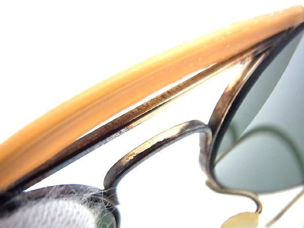 1円 Ray-Ban レイバン B&L ボシュロム ヴィンテージ USA アウトドアーズマン サングラス メガネ 眼鏡 アイウェア ゴールド系