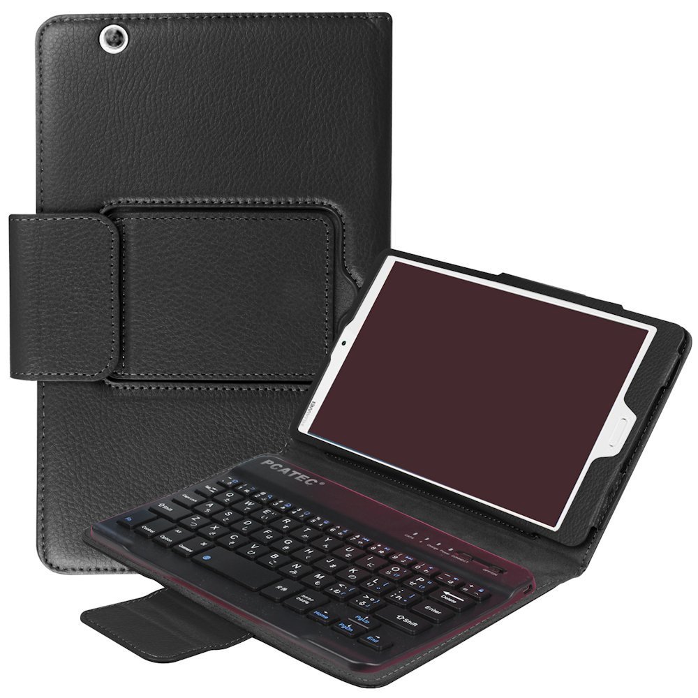 docomo dtab Compact d-01J/Huawei MediaPad M3 8.4 exclusive use leather case attaching Bluetooth keyboard * Japanese input correspondence * black 