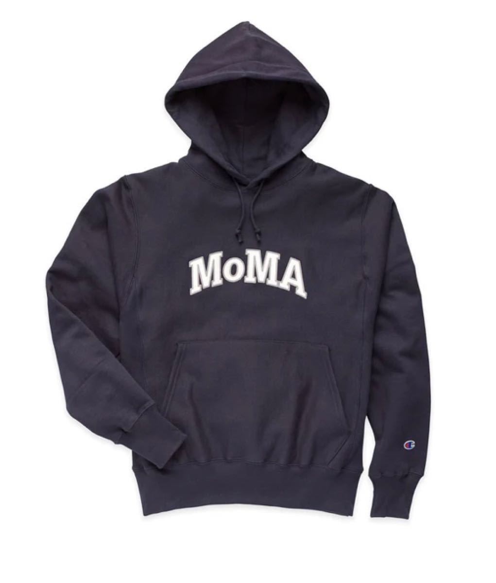 定番お得】 MOMA - MoMA Champion パーカー L ネイビーの通販 by 服
