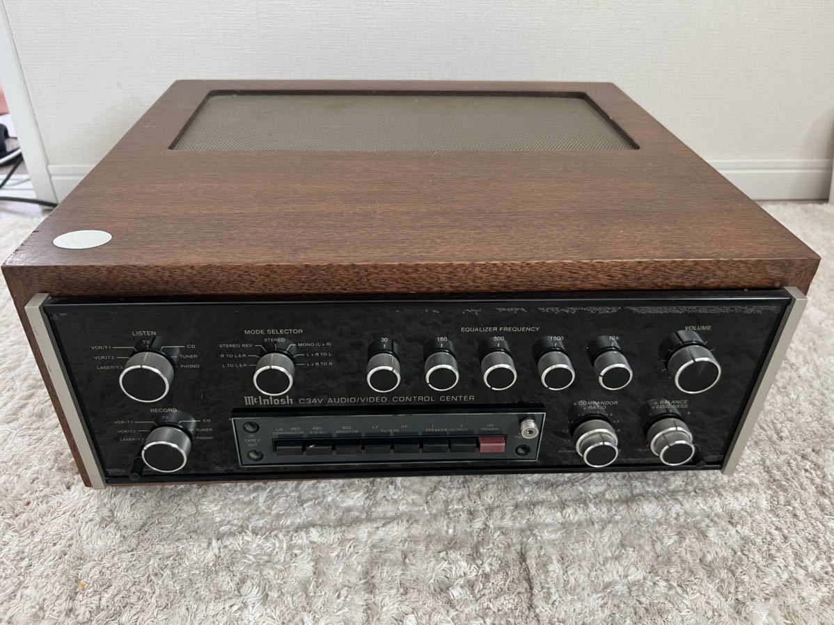 マッキントッシュ McIntosh C34V プリメインアンプ
