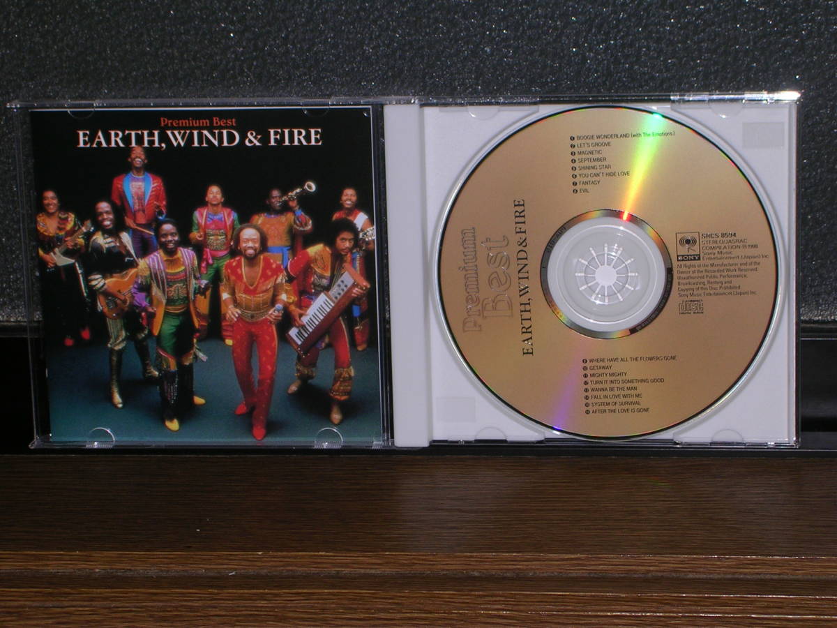 スリーブ付国内盤CD EARTH,WIND＆FIRE (アース・ウインド＆ファイアー)／プレミアム・ベストの画像5