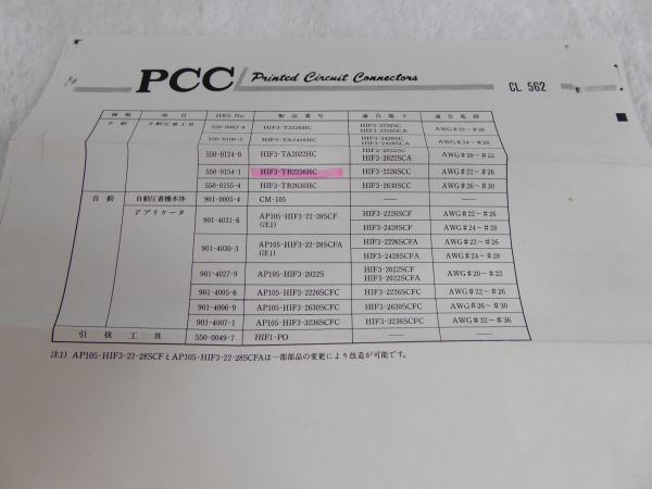 HRS/ヒロセ電機　HIF3Bシリーズ用 結線・圧着治工具　HIF3-2226HC　107J_画像10