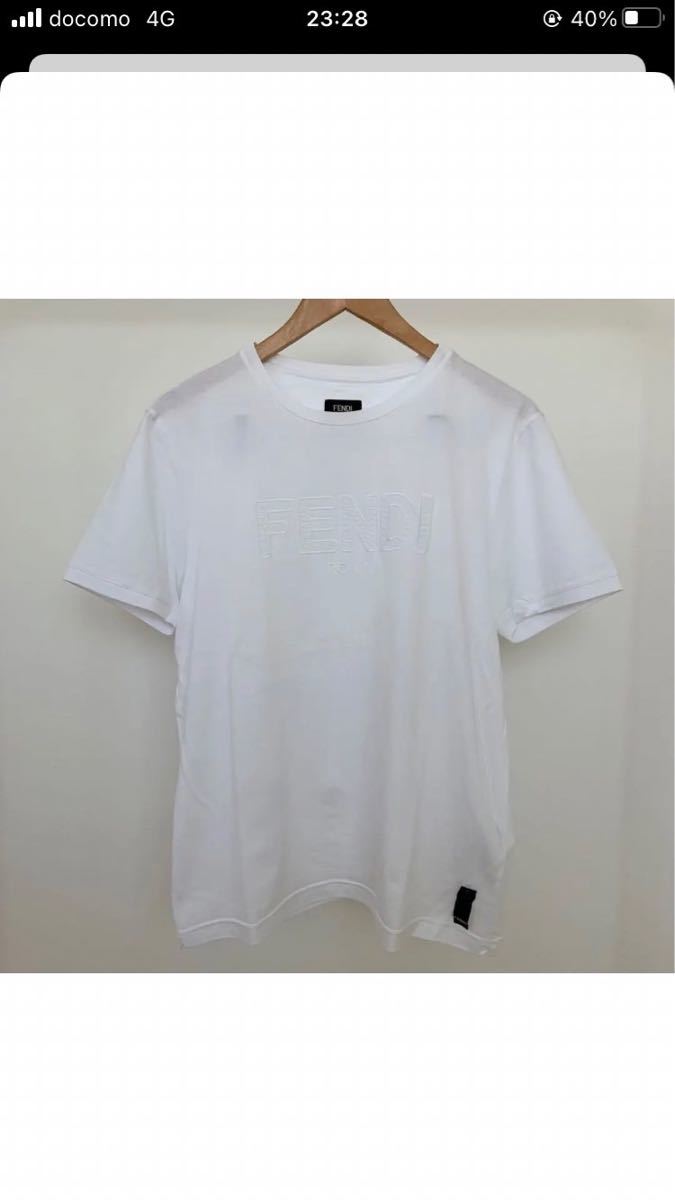 未使用』 FENDI ROMA Tシャツ 刺繍ロゴ 希少 メンズ L | noonanwaste.com