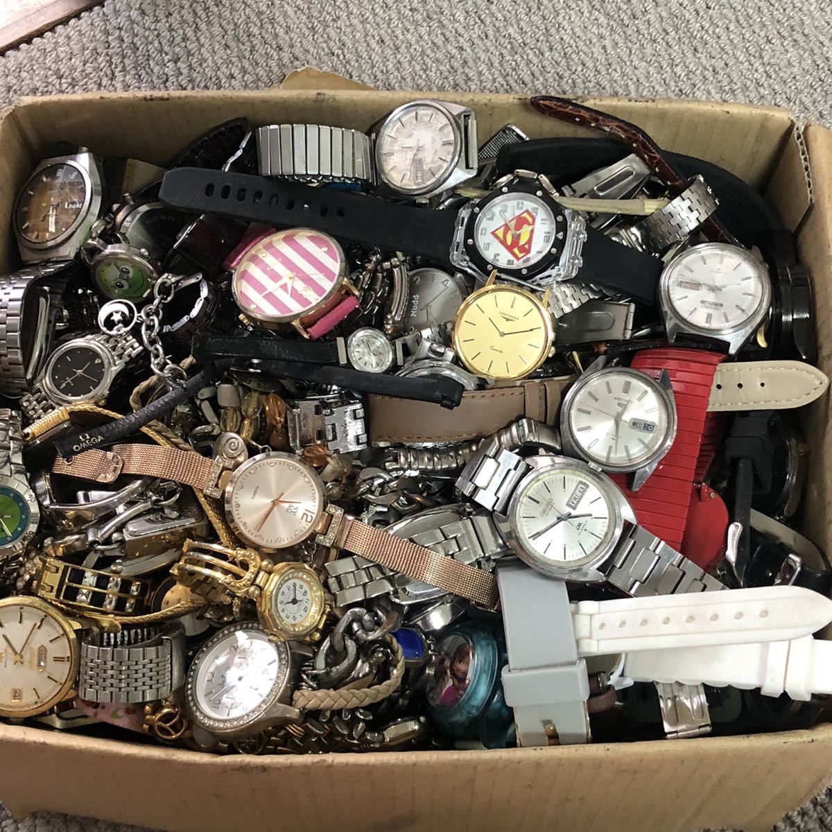 時計 ジャンク まとめ売り 大量セット SEIKO セイコー CITIZEN OMEGA
