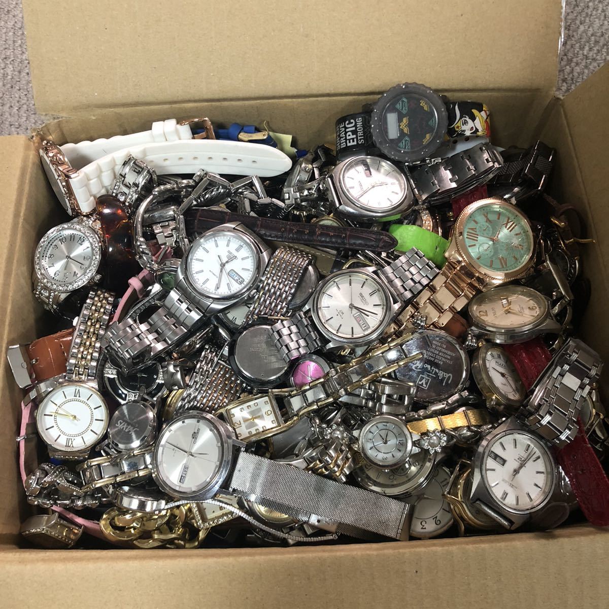 時計 ジャンク まとめ売り 大量セット SEIKO セイコー CITIZEN シチズン 140個以上 腕時計 自動巻き クォーツ 機械式 アンティーク