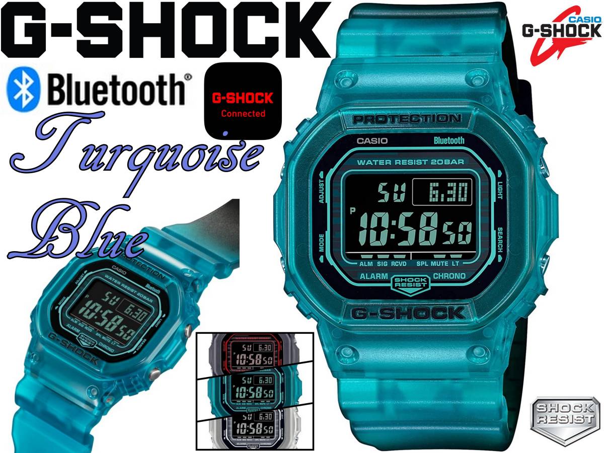 使い勝手の良い ターコイズブルー DW-B5600G-2JF Ｇ‐SHOCK カシオ 国内