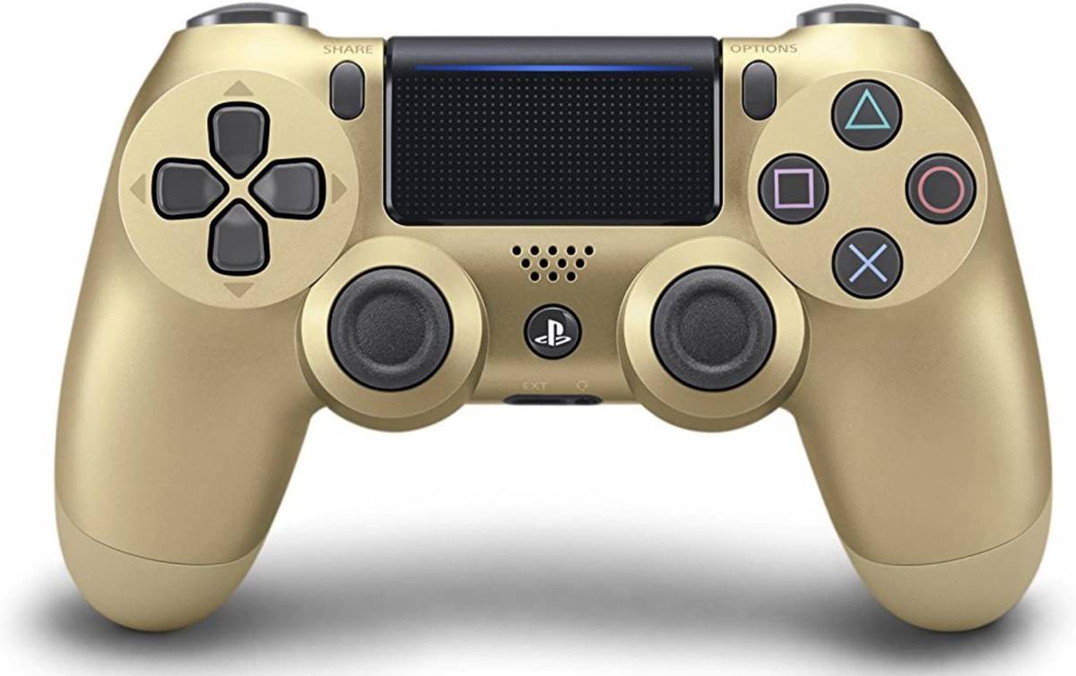 【未開封】PS4 ワイヤレスコントローラー 純正 (DUALSHOCK 4) ゴールド (CUH-ZCT2J14) Gold SONY ソニー PlayStation 4