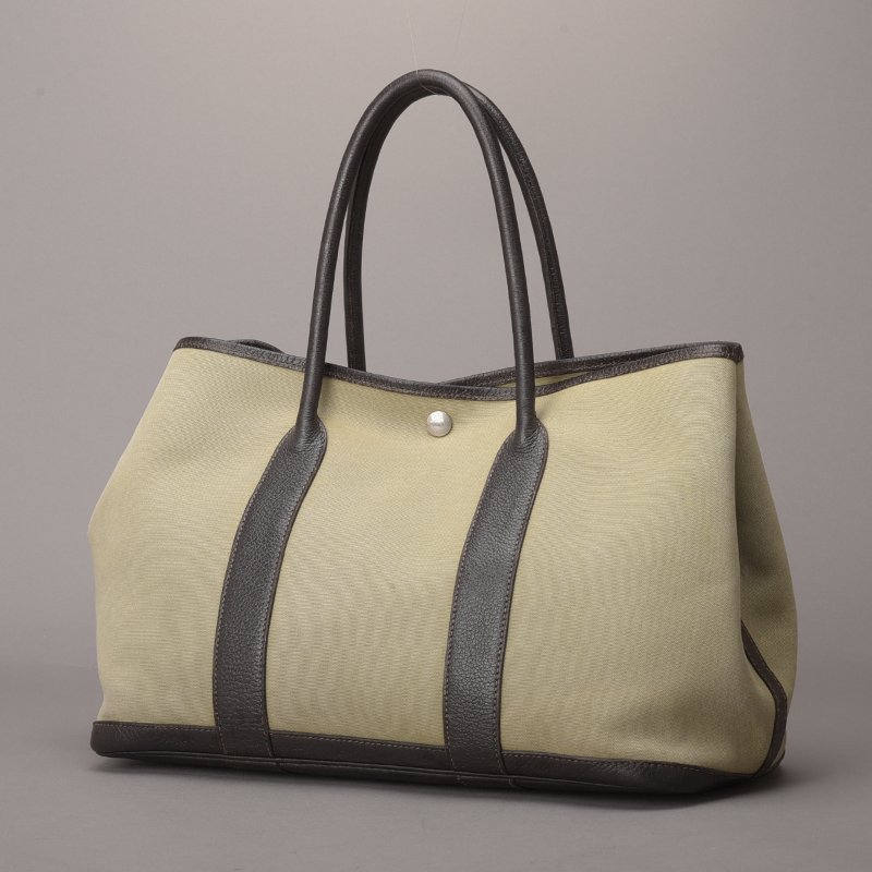 1円 レア品 HERMES エルメス ガーデンパーティPM トートバッグ