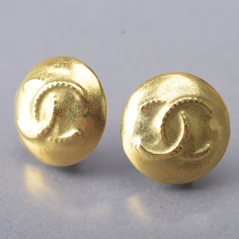 新作商品 アクセサリー 丸 円形 ゴールド 95年製 イヤリング ココ