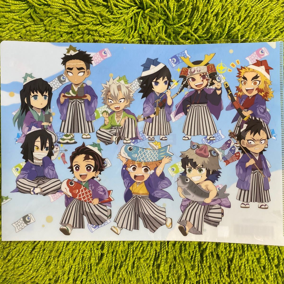 こどもの日 ひなまつり 鬼滅の刃 クリアファイル ufotable 誕生祭 甘露寺蜜璃 煉獄杏寿郎 冨岡義勇 アクリルスタンド