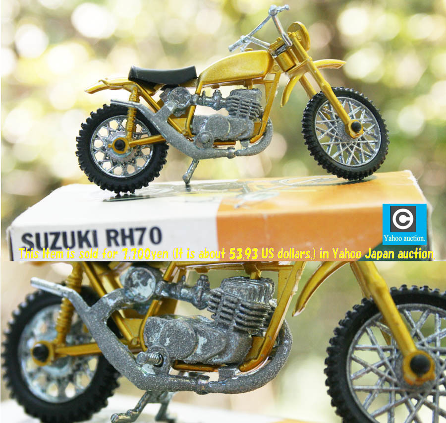 【送料無料(一部地域を除く)】 - Yahoo!オークション レア RH70 SUZUKI Polistil-Italy-1976 オートバイ