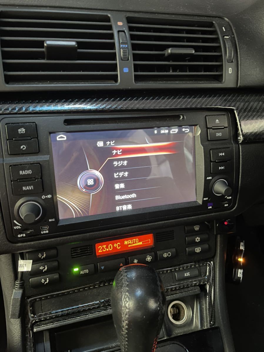 BMW E46 用 hizpo Android 10 車 GPS ステレオ イン ダッシュ DVD ...