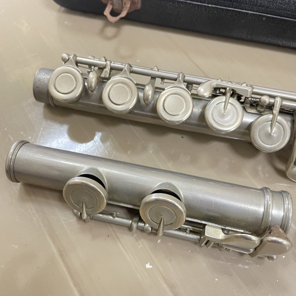 49332】ニッカン WARBLE NIKKAN NO.3 フルート ケース付き 管楽器 商品