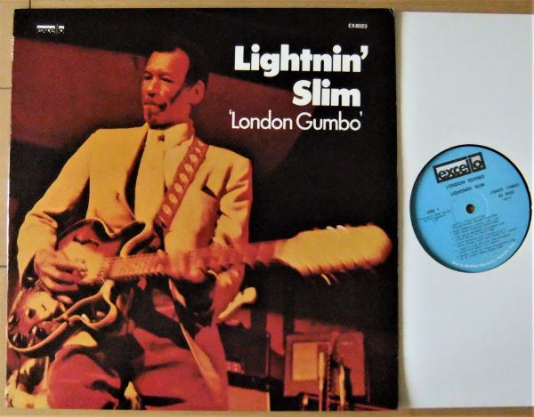 BLUES LP #Lightnin\' Slim / London Gumbo [ US ORIG Excello EX 8023 ]\'72 Producer Mike Vernon