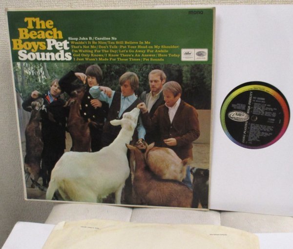 ☆彡 英國盤 The Beach Boys Pet Sounds [ UK ORIG '66 Capitol Records T 2458 ] MONO / Garrod & Lofthouse