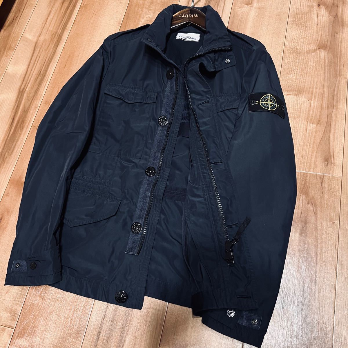 美品】STONE ISLAND M-65 フィールドジャケット S ネイビー ストーン