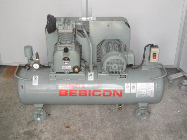 HITACHI BEBICON 2馬力コンプレッサー 1.5P-9.5VA6 三相200v prodimar.mx