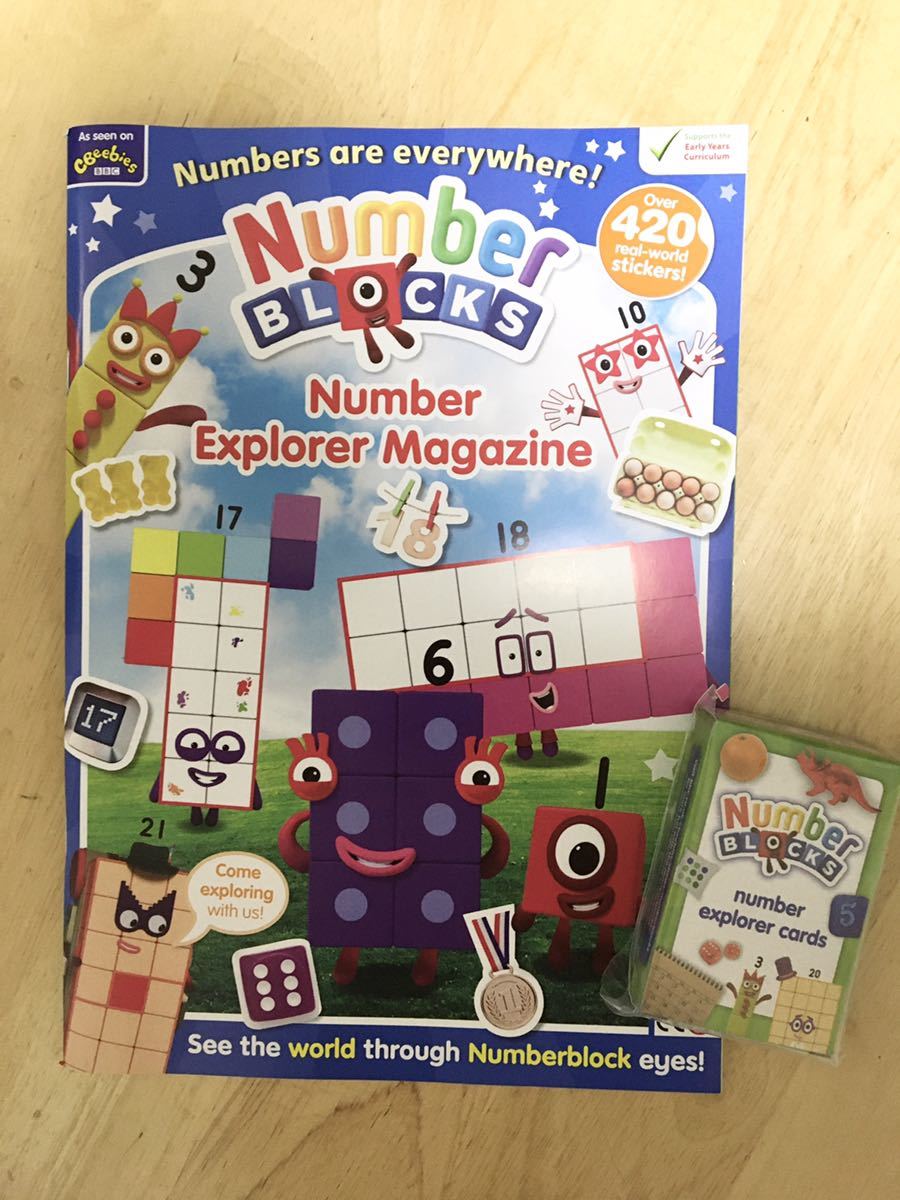 Numberblocks Explorer Pack（エクスプローラーパック）（アクティビティ雑誌＆カード）（ナンバーブロックス 英語 洋書 ）_画像3