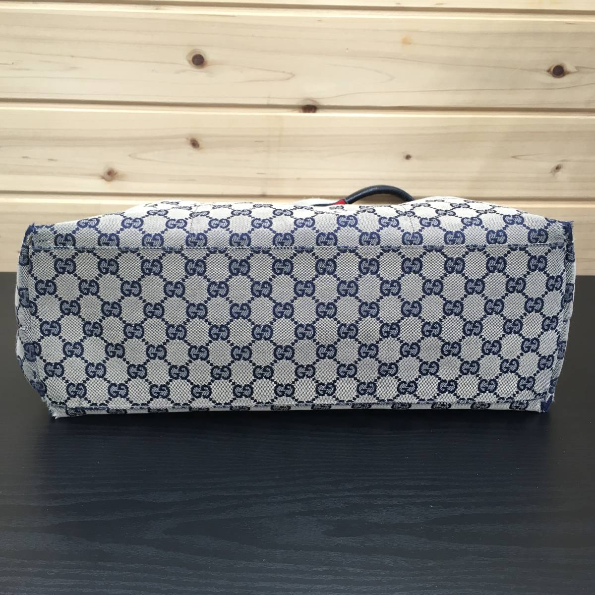 1000円スタート】GUCCI グッチ マザーズバッグ 155524 GGキャンバス