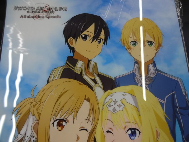 ★開封未使用 特典パネルのみ SAO ソードアート・オンライン アリシゼーション リコリス 購入特典B5アクリルパネル アリス アスナ グッズ_画像2