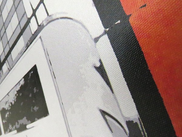  Chitose город окраина рассылка / самовывоз ограничение KARE DESIGN Calle дизайн парусина принт [Picture Pop Art Cities] картина орнамент panel интерьер 