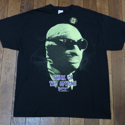 新品 THE INVISIBLE MAN 透明人間 Tシャツ XL ブラック 蛍光 Universal Monster ホラー 映画 ムービー キャラクター フランケンシュタイン_画像1