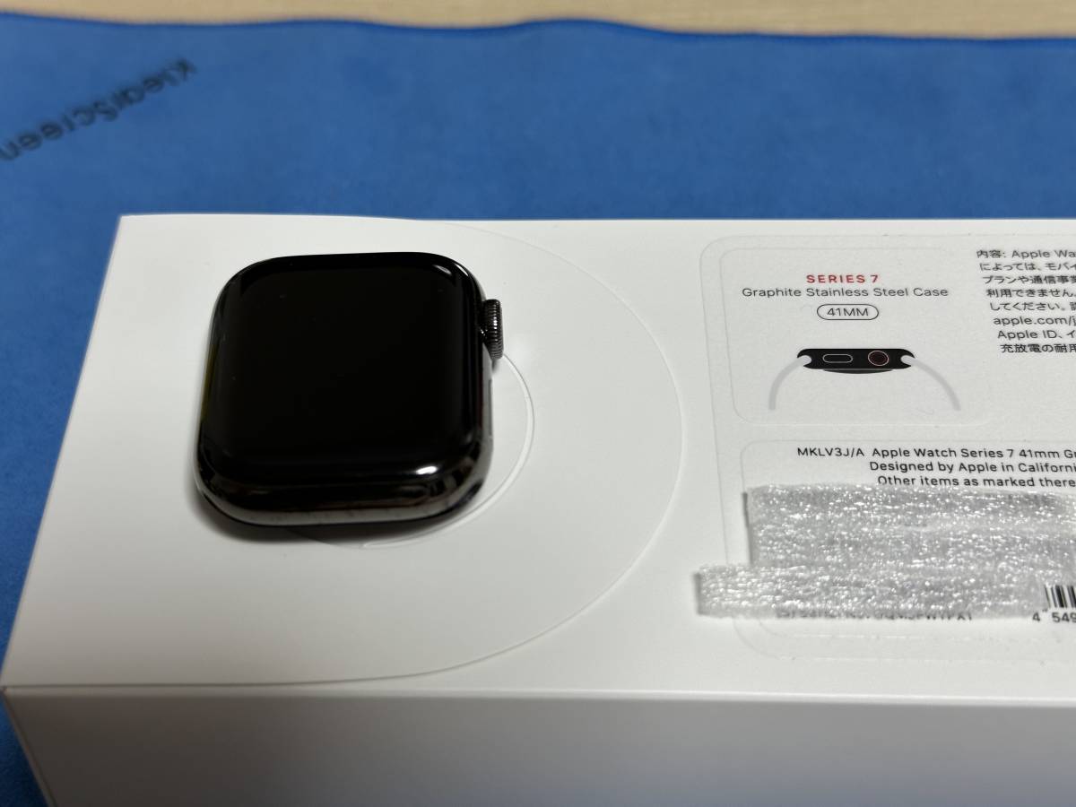 Apple Watch Series 7 41mm Stainless Steel Case(グラファイト