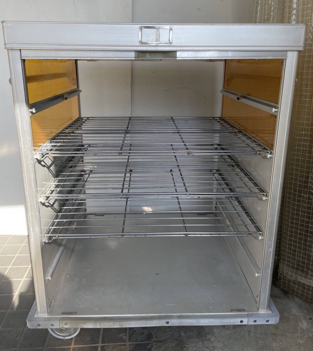 ◇ERECTA エレクタ 配膳カート 給食ワゴン◇W820×D740×H1100mm ◇ERECTA エレクタ 配膳カート 給食ワゴン◇W820×D740×H1100mm
