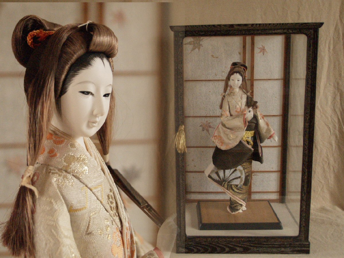 流行 舞子 昭和レトロ 和服美人41ｃｍ 美人女性フィギュア 日本人形