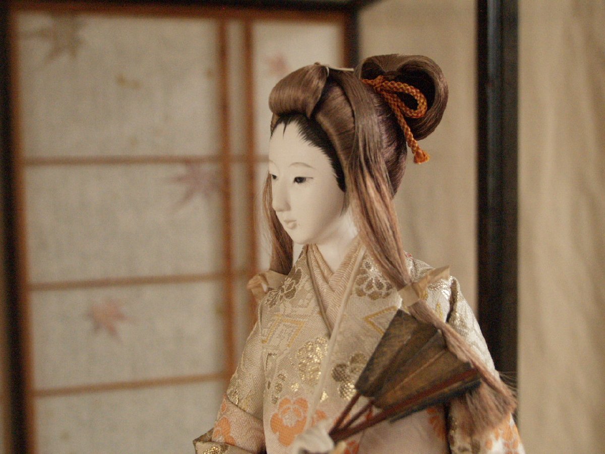 昭和レトロ 舞子 和服美人41cm 芸者人形 日本伝統工芸 日本人形 美人