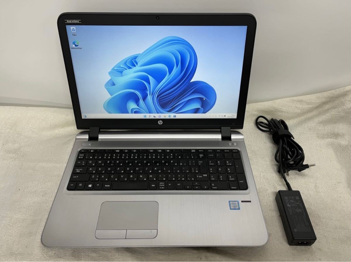 美品 Hp ProBook 450 G3 i5-6200U第六世代/ メモリ4GB HDD500GB /15.6