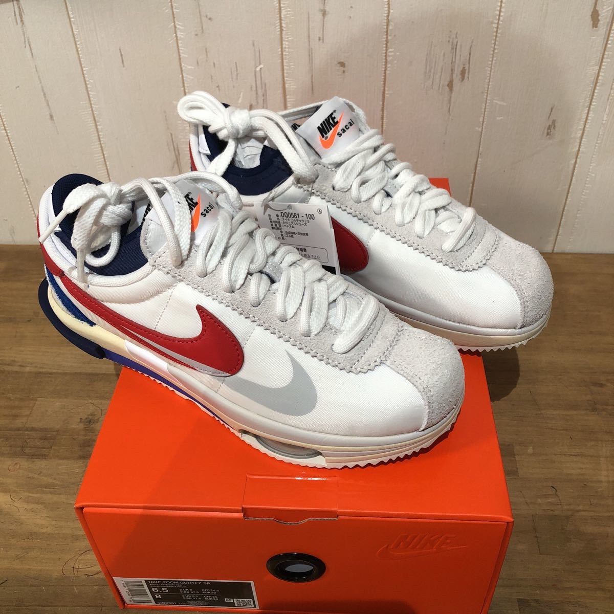 2022秋冬新作2022秋冬新作sacai × Nike Zoom Cortez 24.0cm スニーカー