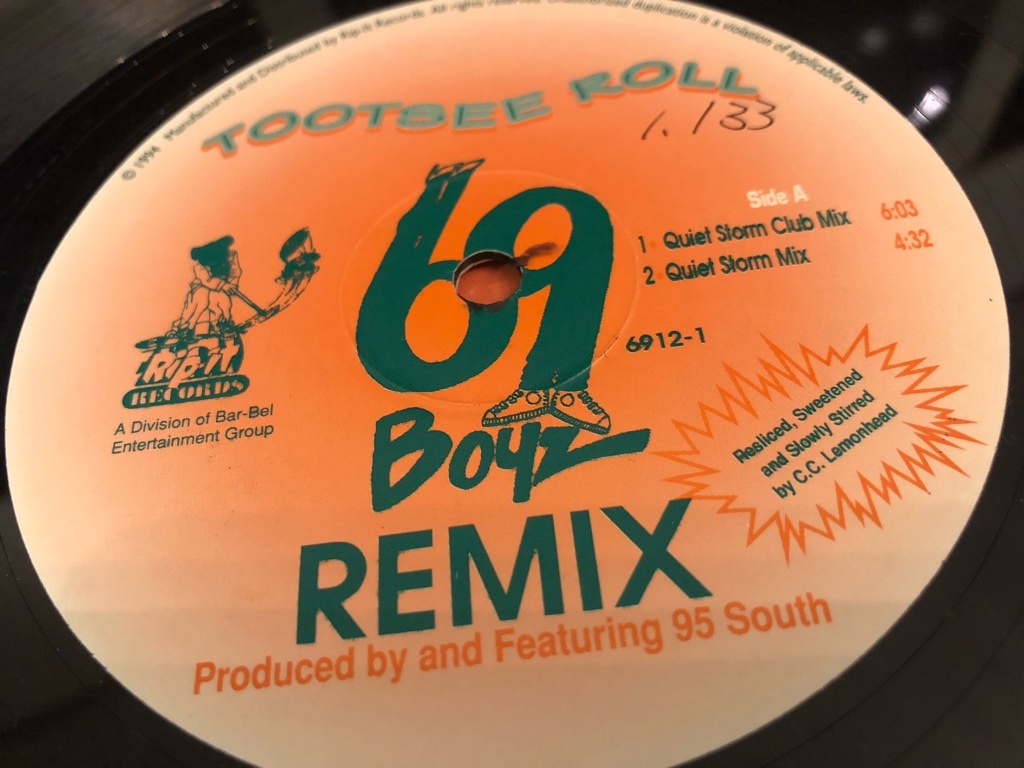 12”★69 Boyz / Tootsee Roll (Remix) / Bass Music！_画像4