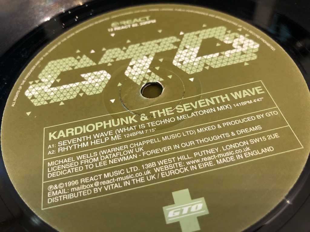 12”★GTO / Kardiophunk & The Seventh Wave / ハードコア・テクノ！の画像4