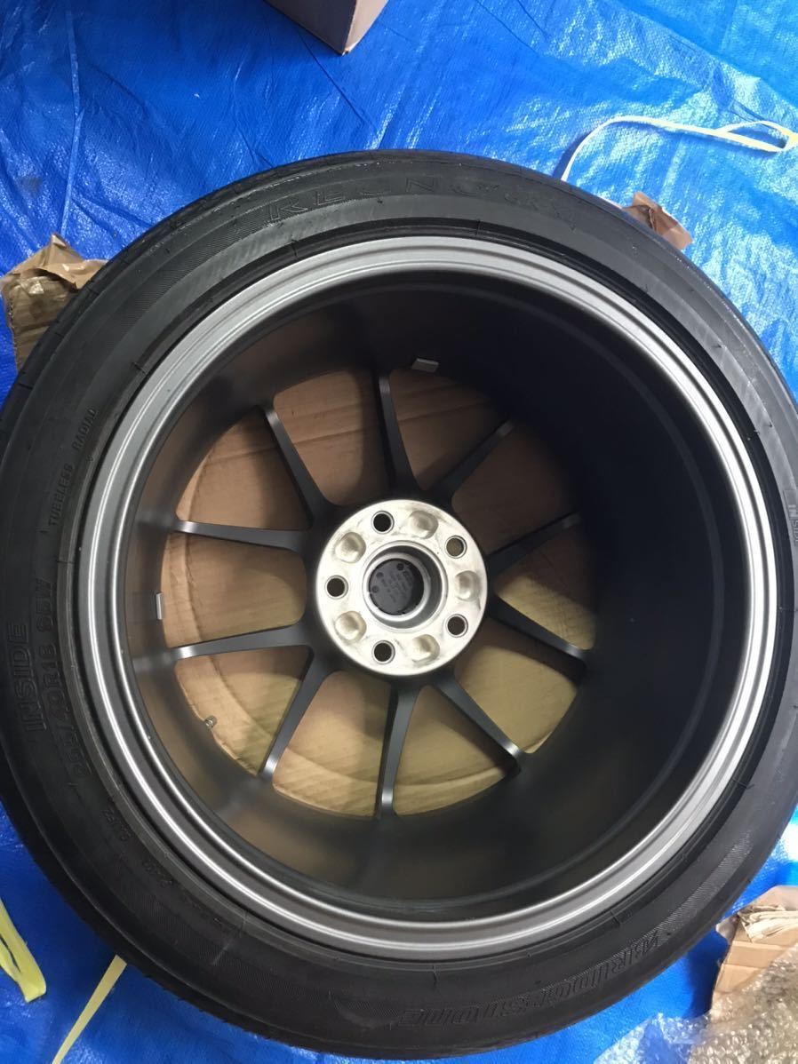 BBS 18インチホイール　RI-A 007 / RI-A 009鍛造　美品　8.5J+34　9.5J+40 BMW ブリヂストンREGNO「GR-XI」【バリ溝】ホイールロックおまけ_画像7